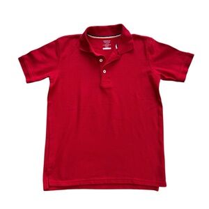 French Toast Red Polo Shirt for Kids, Size L (10/12)